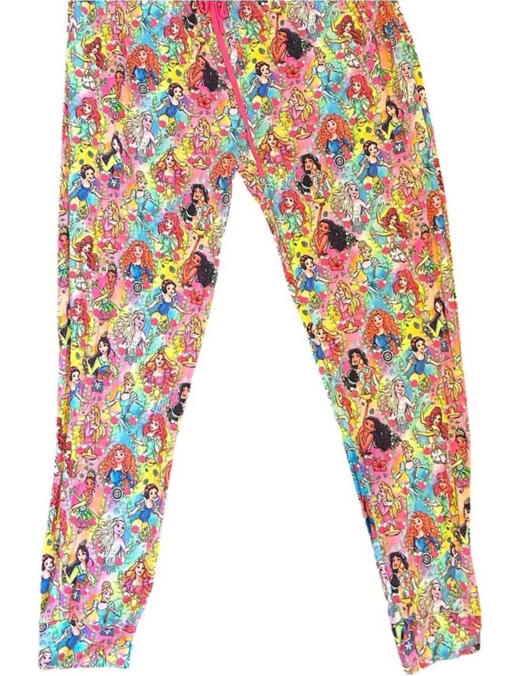 Girls' Multicolor Princess Print Leggings